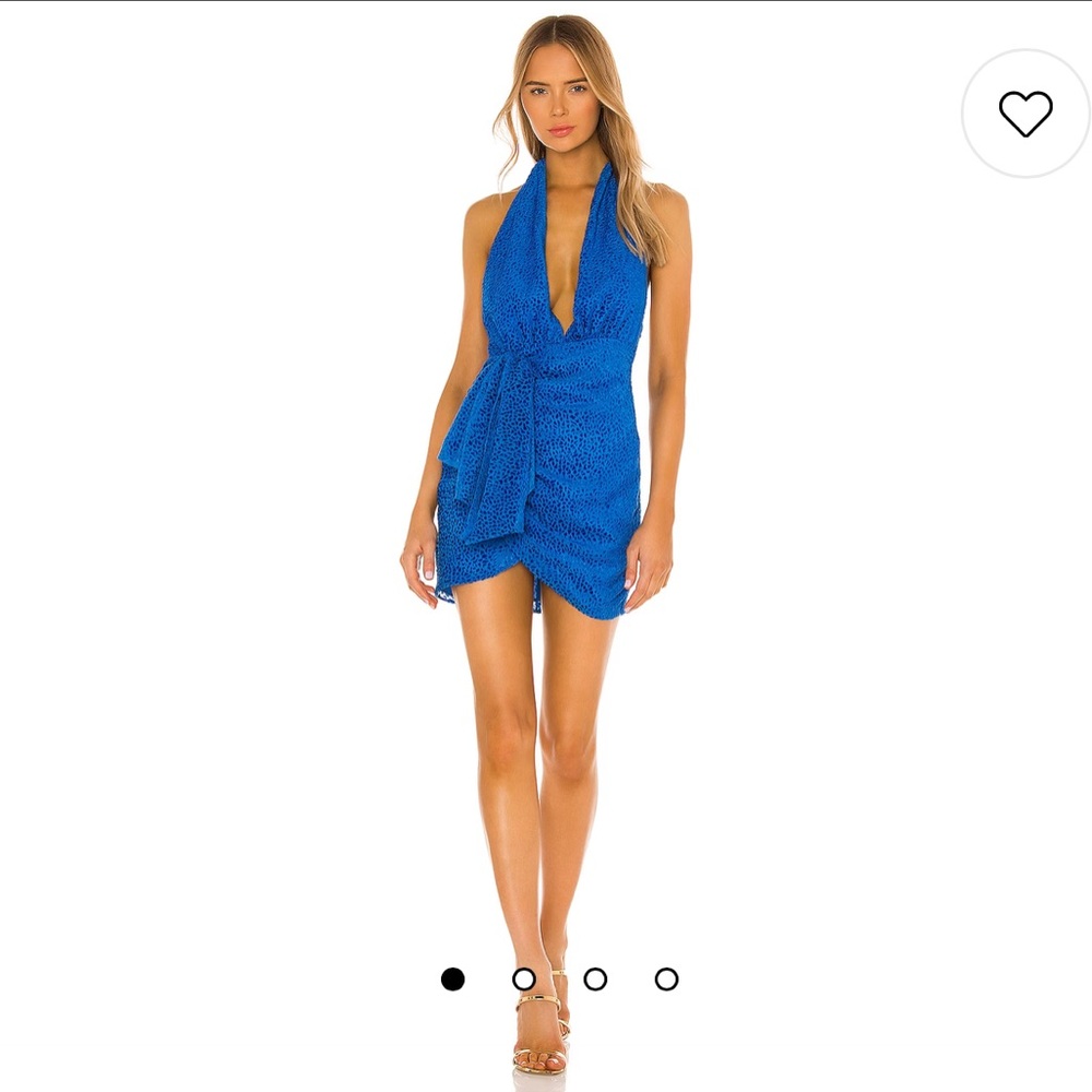 NBD Pari mini dress in navy